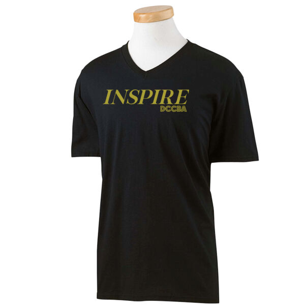 Inspire Gold - Adult Mens V-neck Tee Thumbnail